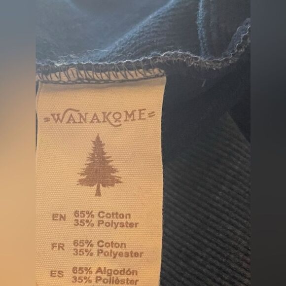 WANAKOME Nancy Dress in Blue Hooded Sleeveless Sweater dress size Large - Picture 7 of 8